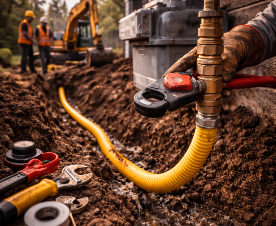 Gas line